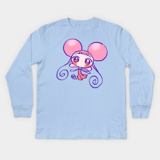 kawaii pink baby fairy dodo / ojamajo magical doremi anime Kids Long Sleeve T-Shirt